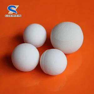 Kekuatan Penghancuran Tinggi 3mm 95 peratus Bola Pengisar Alumina untuk Kilang Pasir